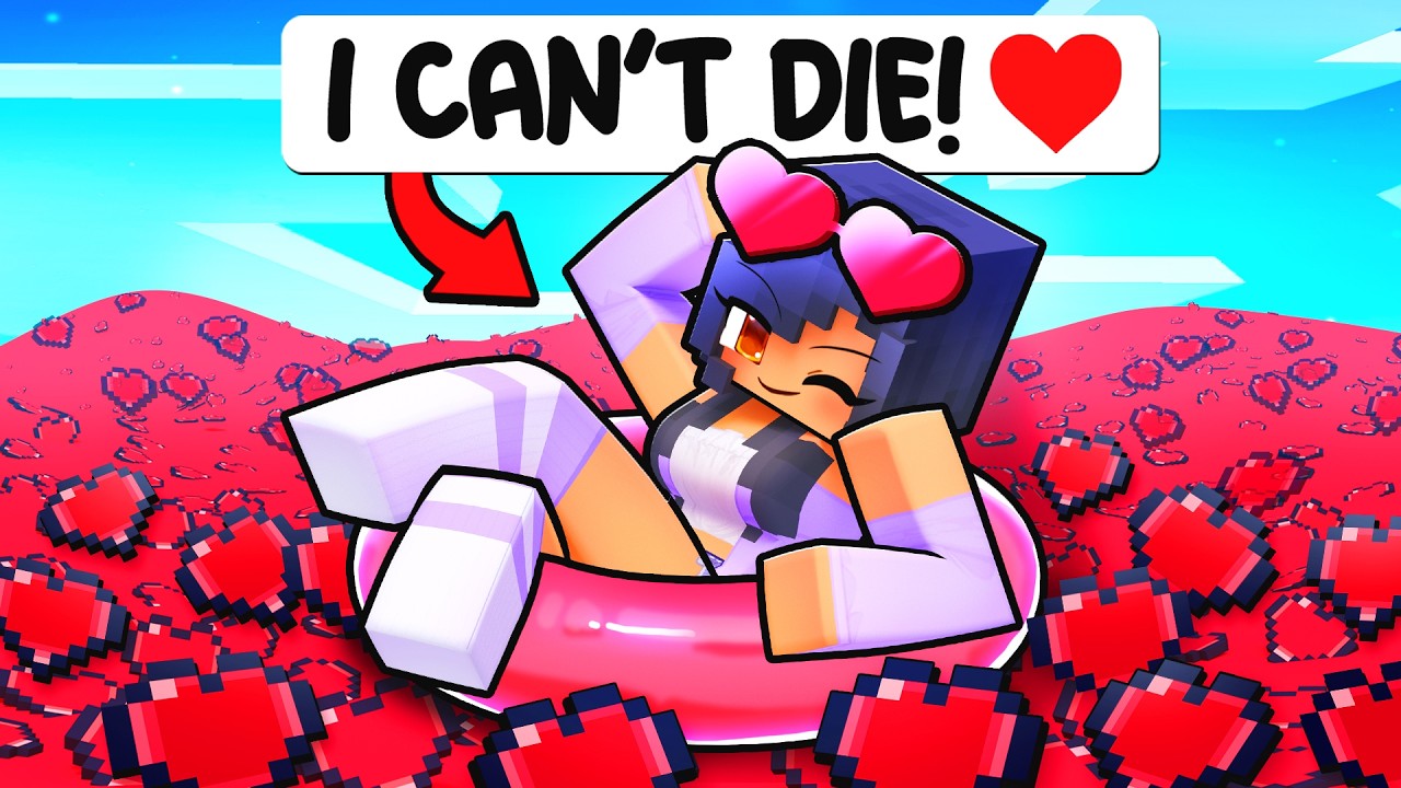 Having INFINITE HEARTS in Minecraft! - Published by Aphmau