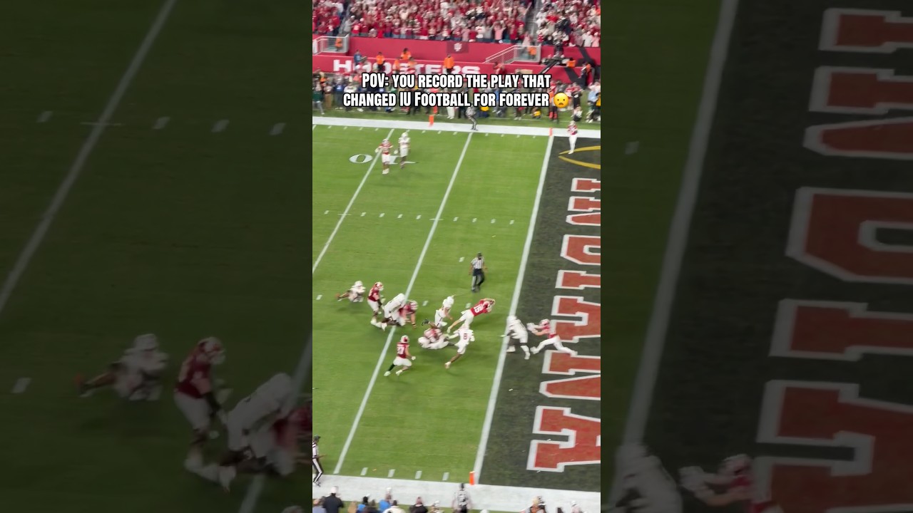 FERNANDO MENDOZA WITH A PLAY IU FANS WILL REMEMBER FOREVER - Published by Barstool Sports