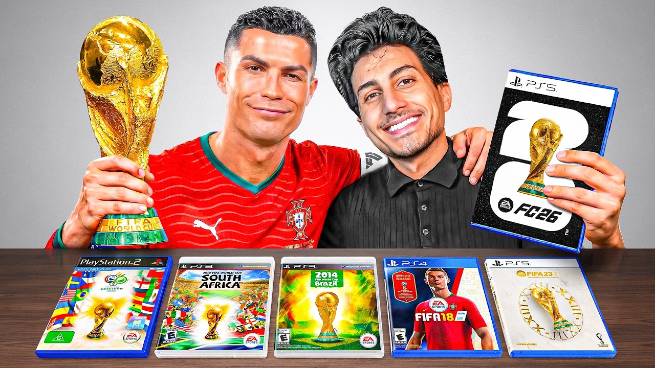 تحدي أفوز بكأس العالم مع كريستيانو في كل نسخ فيفا عبر التاريخ