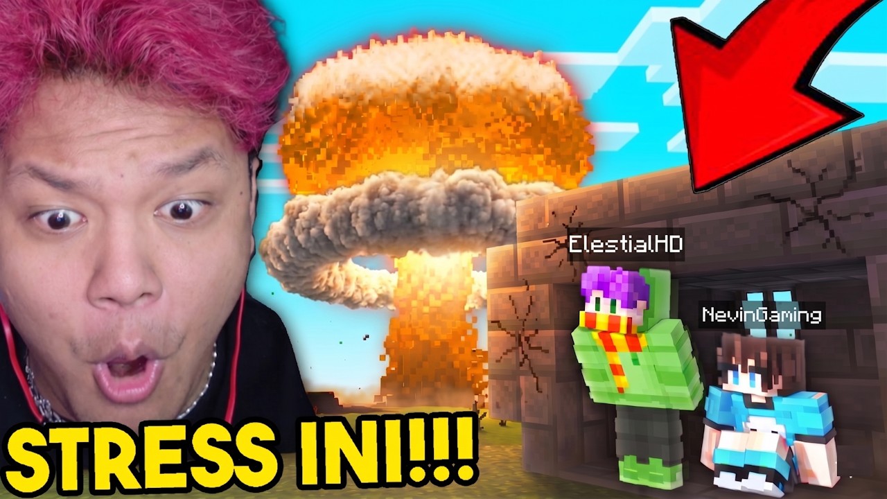 Gw ADAIN BUILD BATTLE RUMAH TERAMAN DARI LEDAKAN NUKLIR!!! ... (NGAKAK BANGET WOI AOWKOWA)