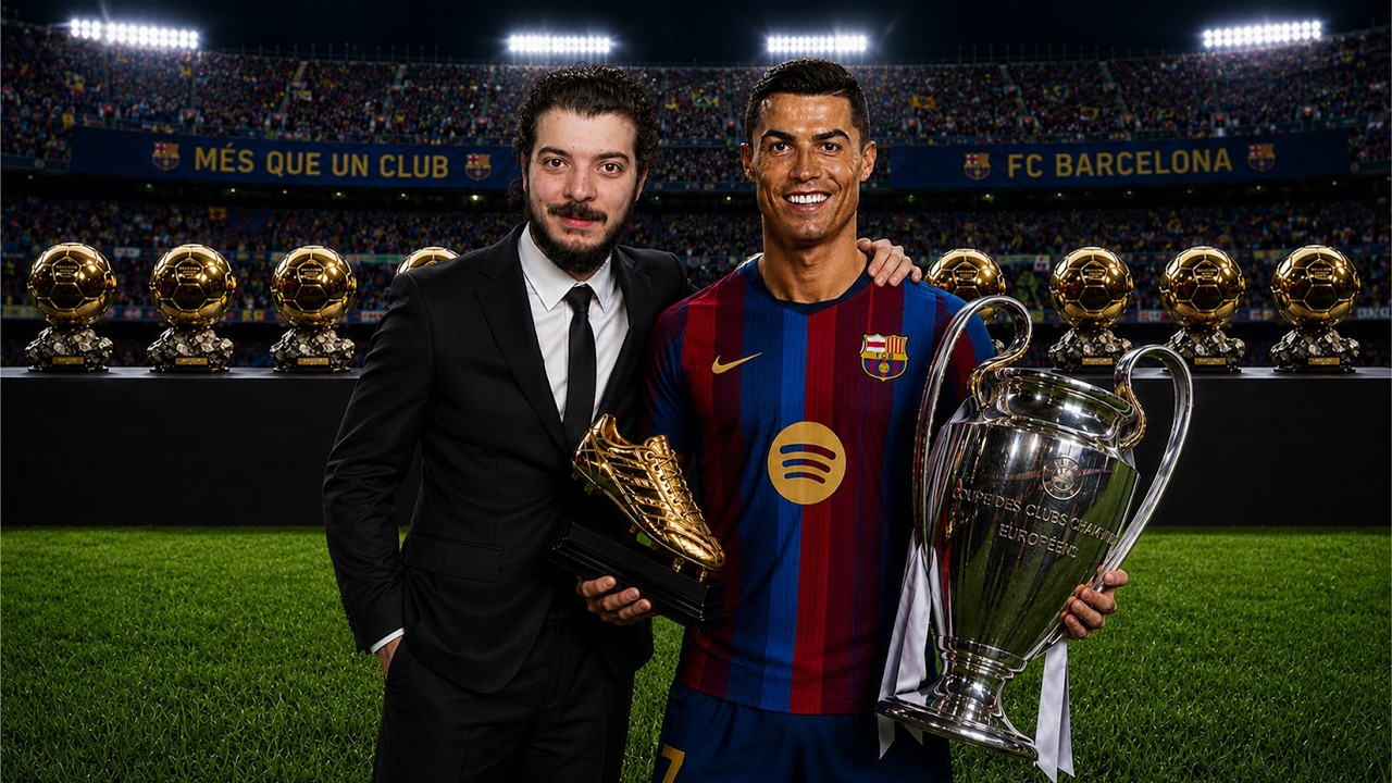 ‏رجعت ‏بالزمن ل2009 ‏وخليت كريستيانو ينتقل على برشلونة!