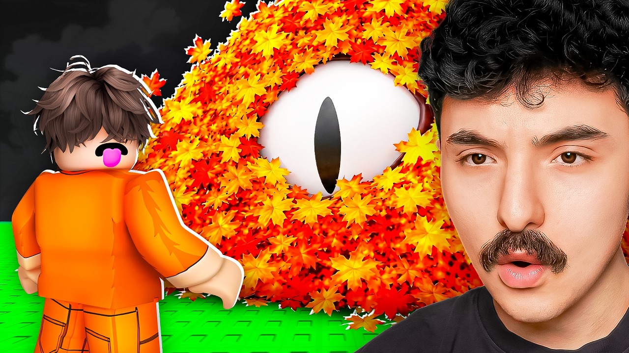 ربلوكس هذي اللعبه مو عن تظيف اوراق الشجر !