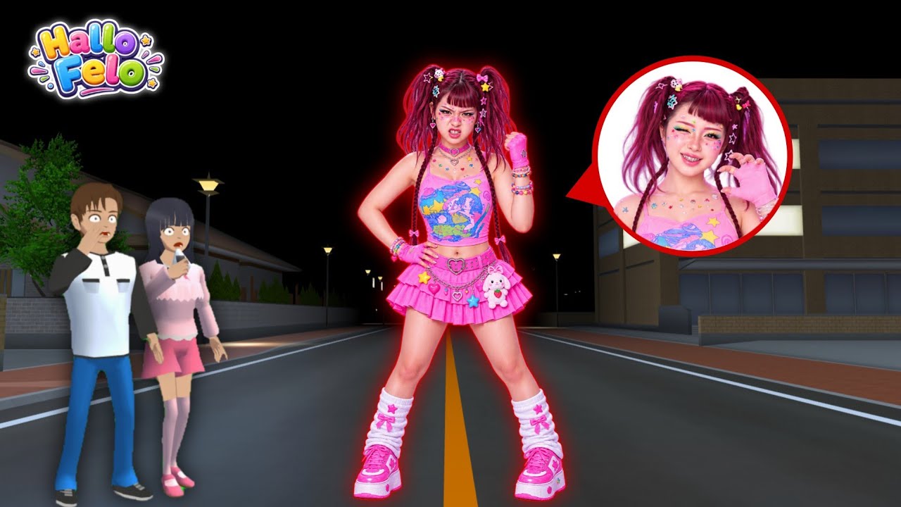 Mio Panik! Yuta Dibawa NAYKILLA LAGU VIRAL Keliling Kota Sakura 😱 | Sakura School Simulator