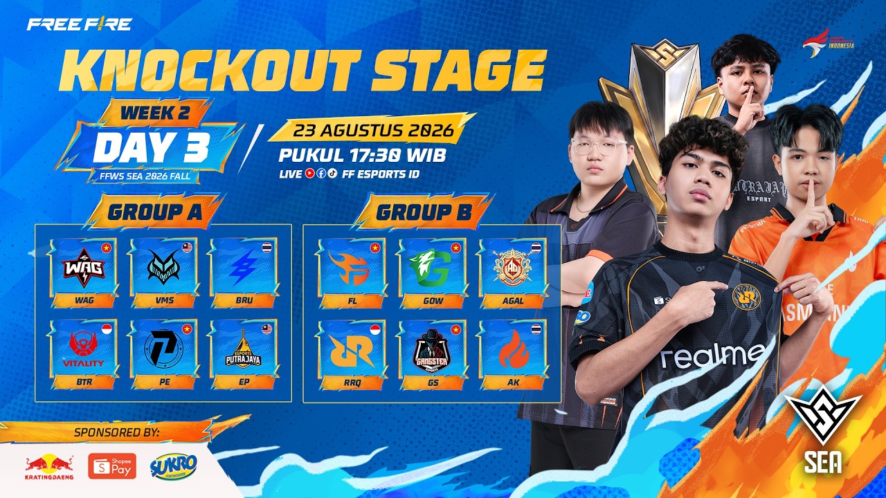 [ID] FFWS SEA 2026 FALL | Knockout Stage - Week 2 Day 3