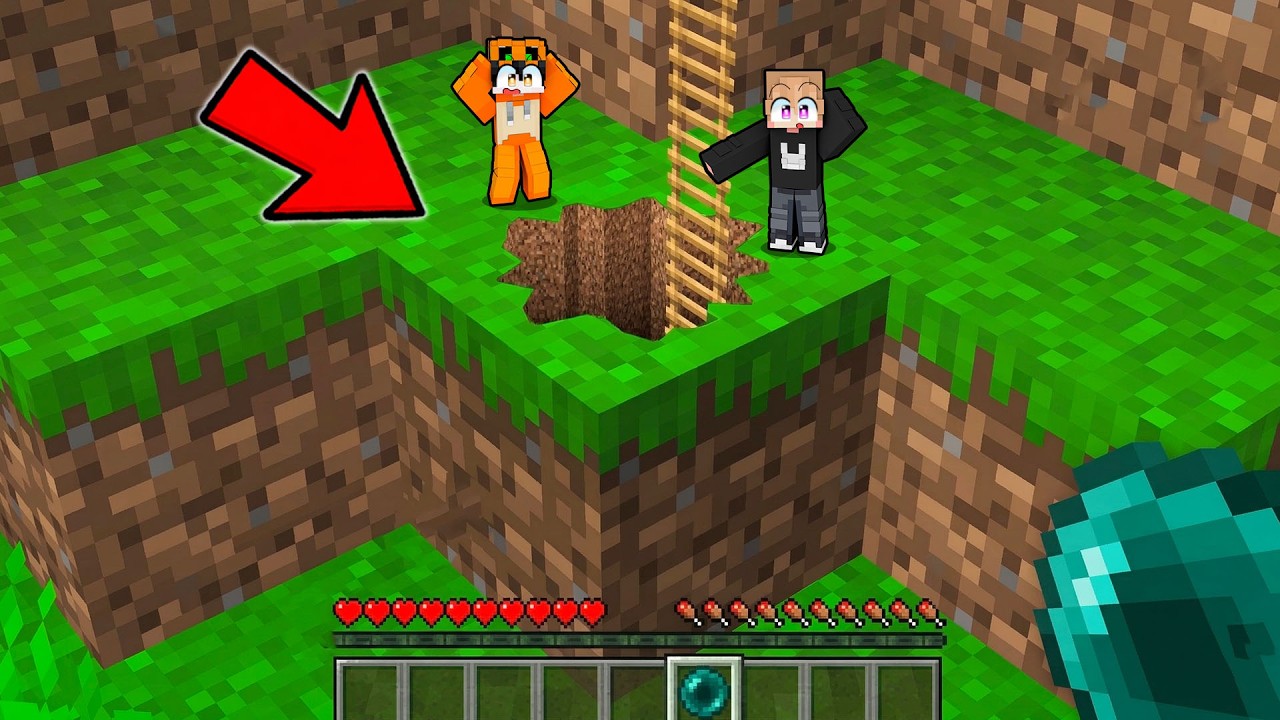 KITA NEMU LUBANG KECIL… TERNYATA ADA RAHASIA?! DI MINECRAFT!!