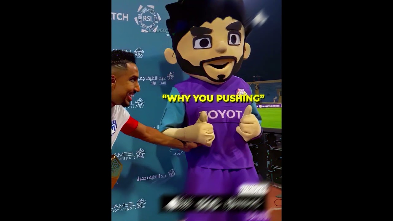 Ronaldo Shows Respect to the Mascot ❤️