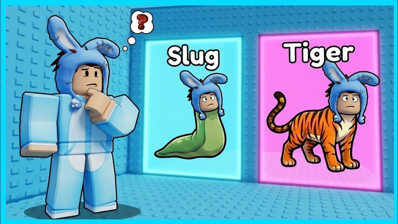 MIPAN & ZUZUZU Harus Pilih Jadi Hewan Di Tower Ini! ROBLOX