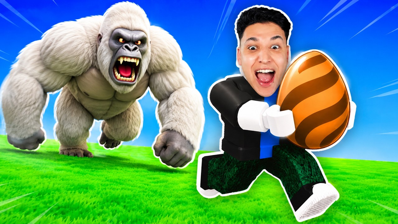 سرقة بيض الغوريلا 😱