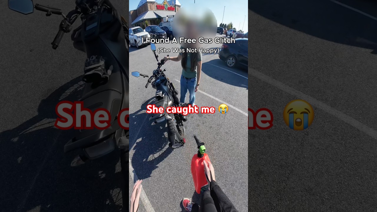 I told her it was date night…I lied #couple #bikerboy #biketok #couplegoals #prank