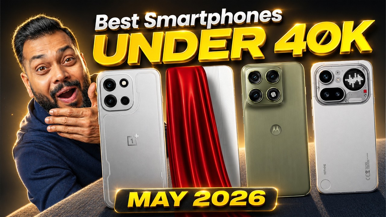 Top 5 Best Smartphones Under ₹40000 Budget ⚡ May 2026