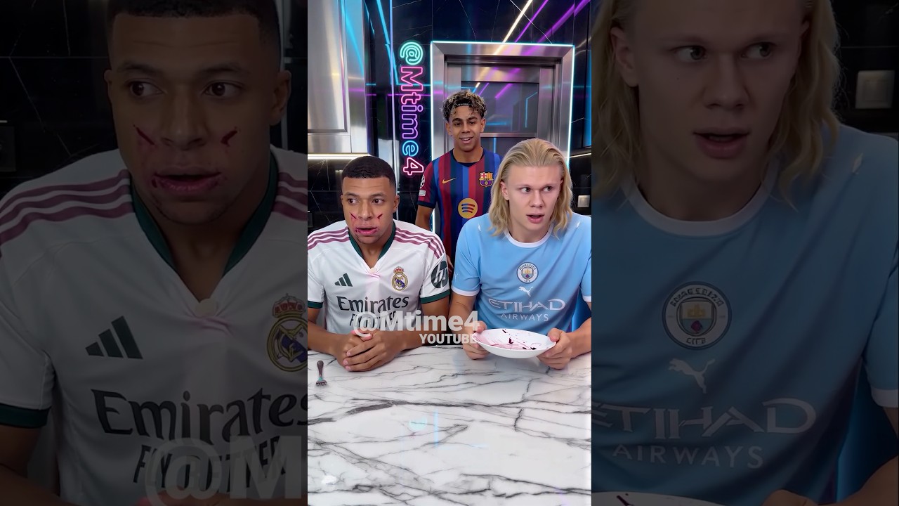 Yamal Almost Caught Haaland’s Ice Cream Secret 😂🍦👀 #parody #football #haaland