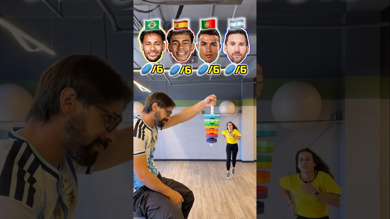 ⚽💨 WHO’S THE FASTEST FOOTBALLER? WHO CAN STOP THE DISC? 🥏🔥