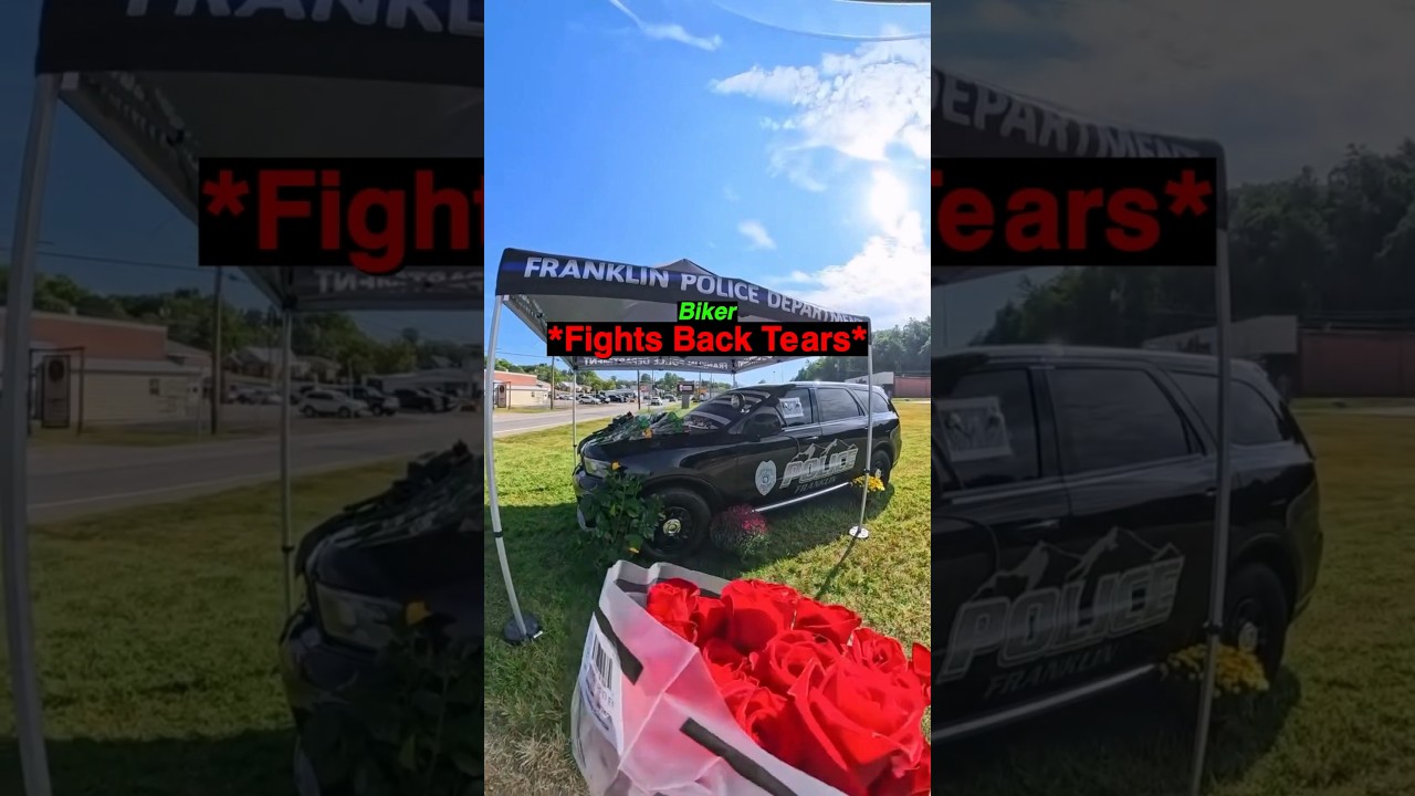 Biker Visits Fallen Friend’s Memorial ❤️‍🩹