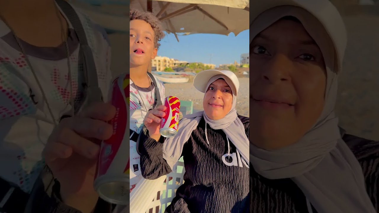لما الكانز يفور في ماما😂🥤