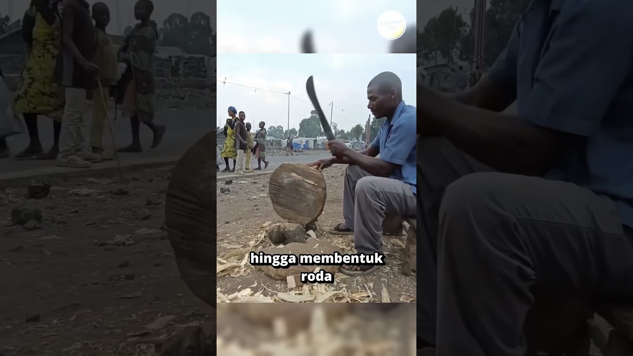Kenapa Warga Kongo Memilih Skuter dari Kayu?