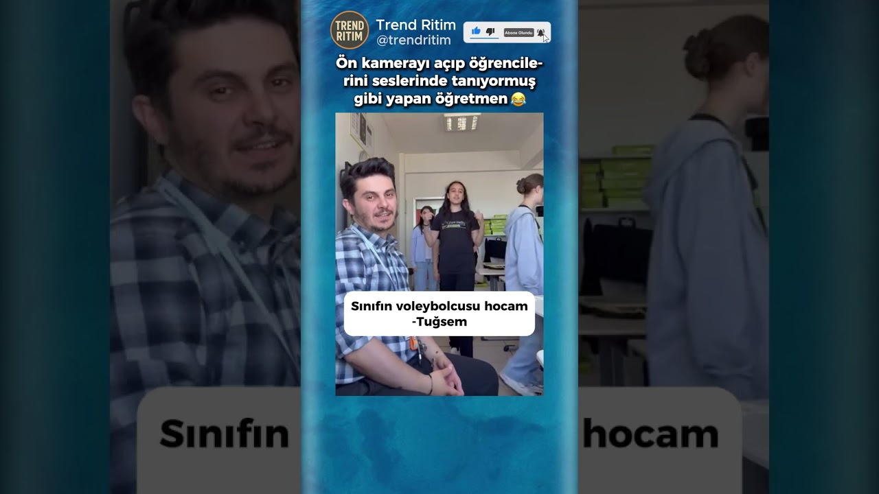Öğrencileri İle Seslerinden Tanıma Akımında Hile Yapan Öğretmen 😂😅