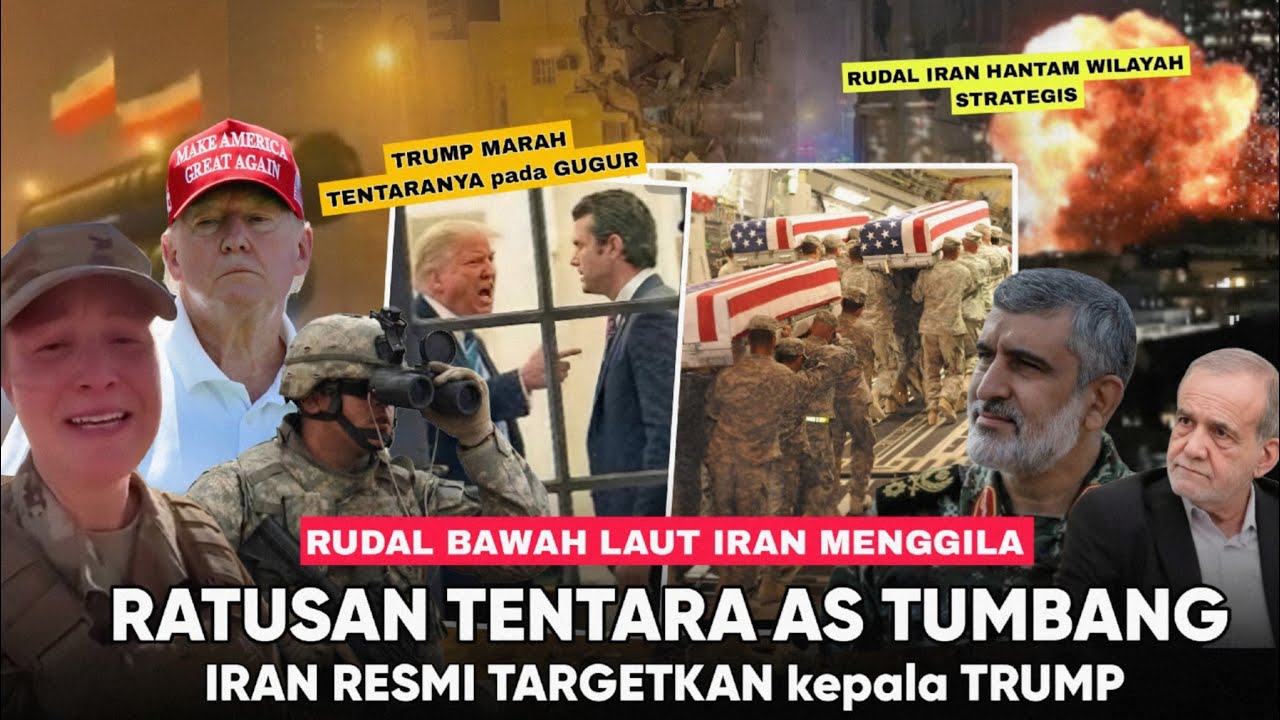 Tentara AS Terknock Out “IRAN Keluarkan Senjata Mematikan dri Gudang Bawah Laut” Target Kepala TRUMP