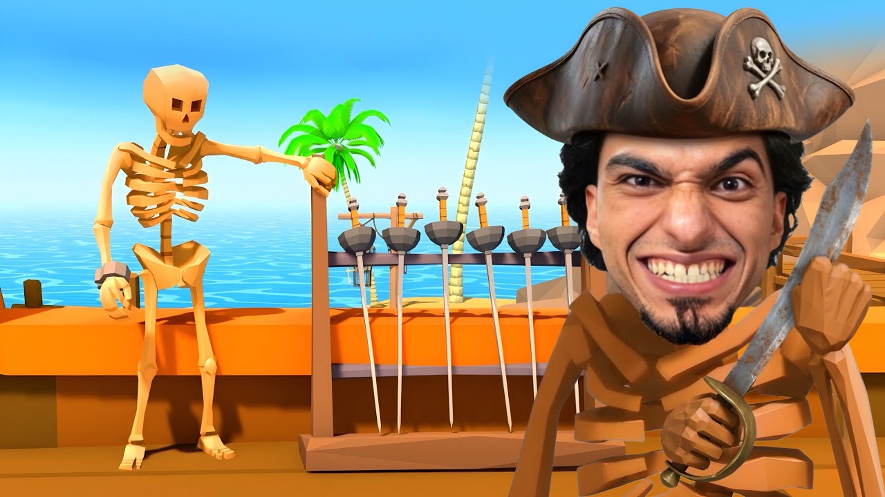 اكتر لعبه مضحكه في التاريخ (عبده ماندو قرصان غبي)😂🏴‍☠️ | Sticks And Bones