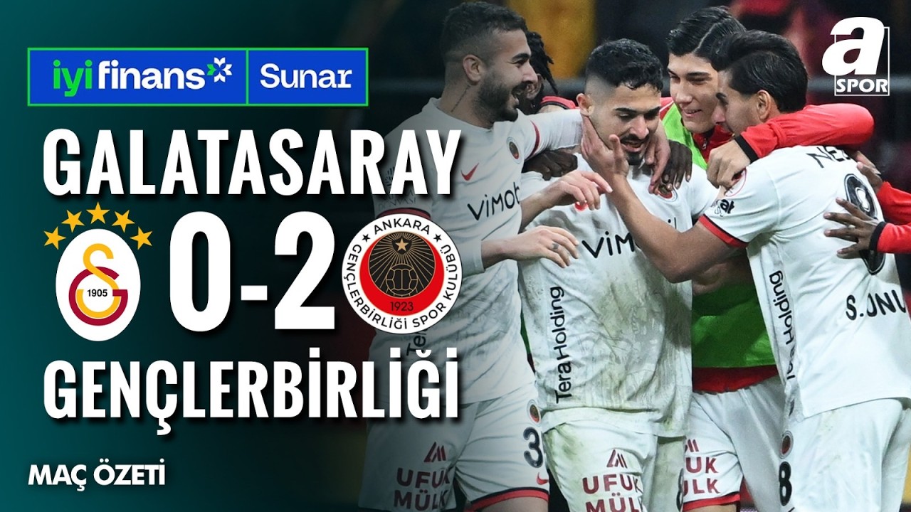 Galatasaray 0-2 Gençlerbirliği | MAÇ ÖZETİ | Ziraat Türkiye Kupası Çeyrek Final | 22.04.2026