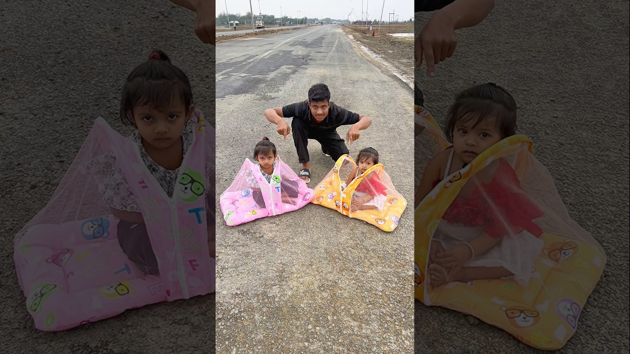 1Ta cotten Baby sleeping Bag And 2Ta Baby Musquito Net unboxing 😲