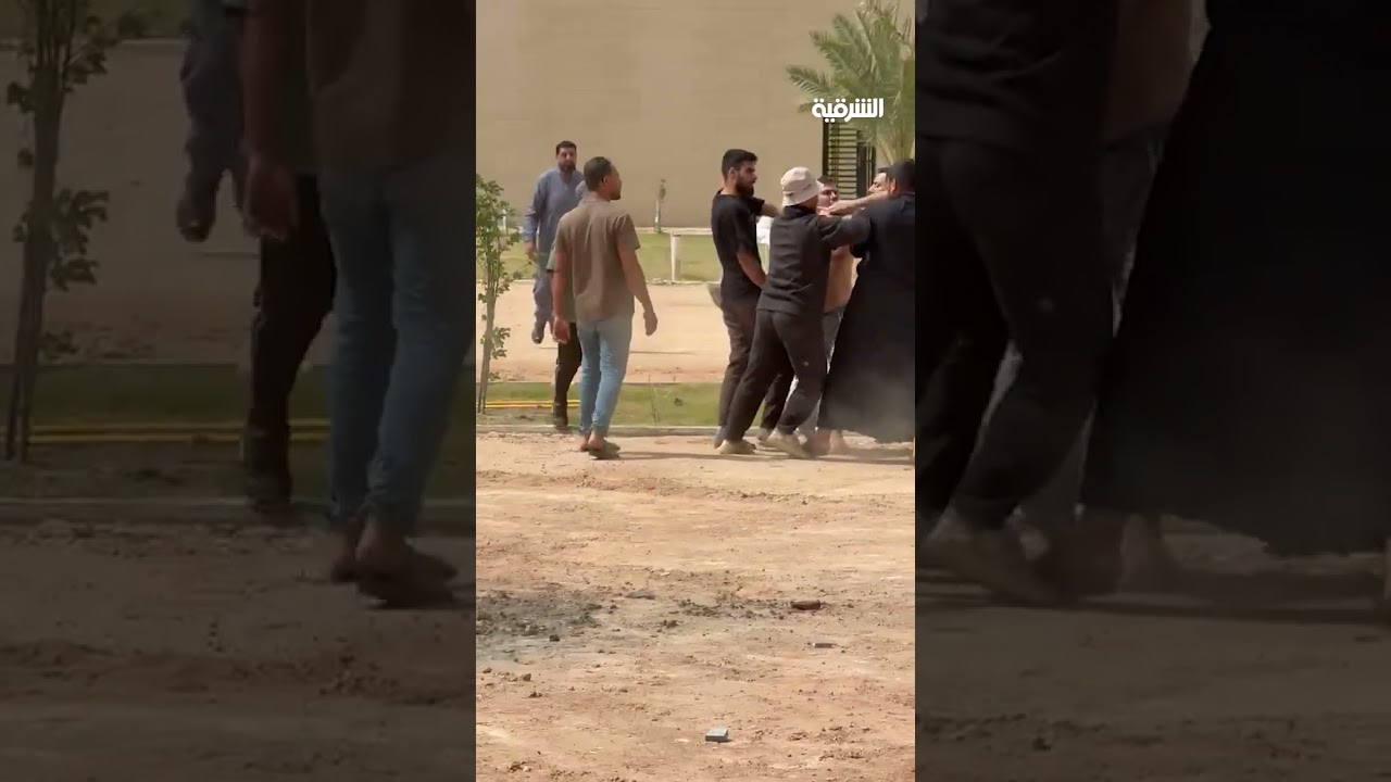 مشاجرة بين مجموعة من الأشخاص داخل المدينة المائية في #النجف والشرطة تعتقل مفتعليها