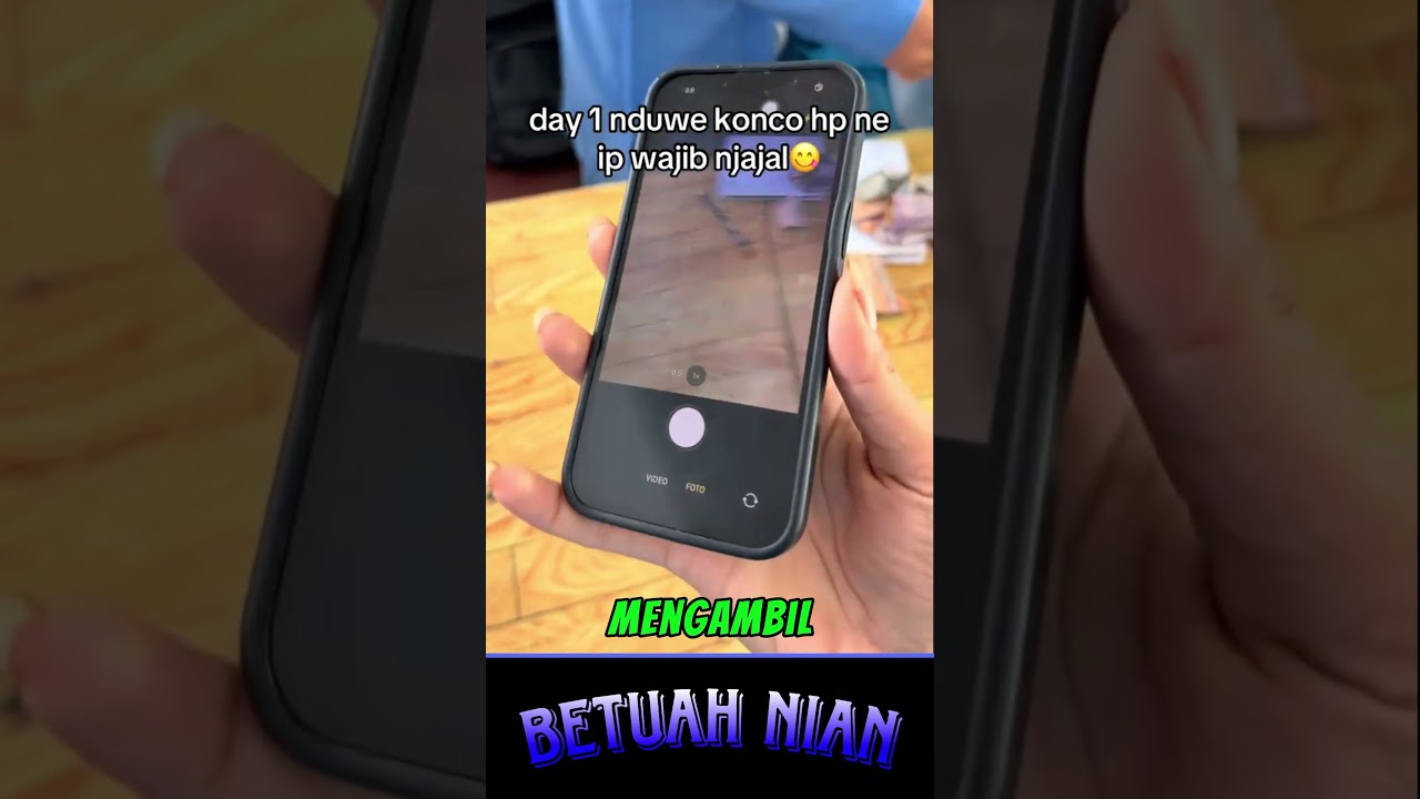 ketika teman punya iPhone pokoknya jangan sampai kalah saingan