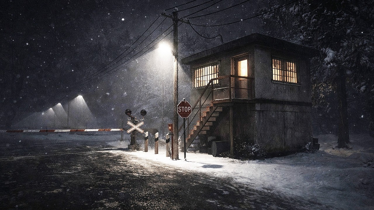 AKU JAGA REL KERETA DI MALAM HARI NAMUN HAL ANEH TERJADI.... Barking from the Dark