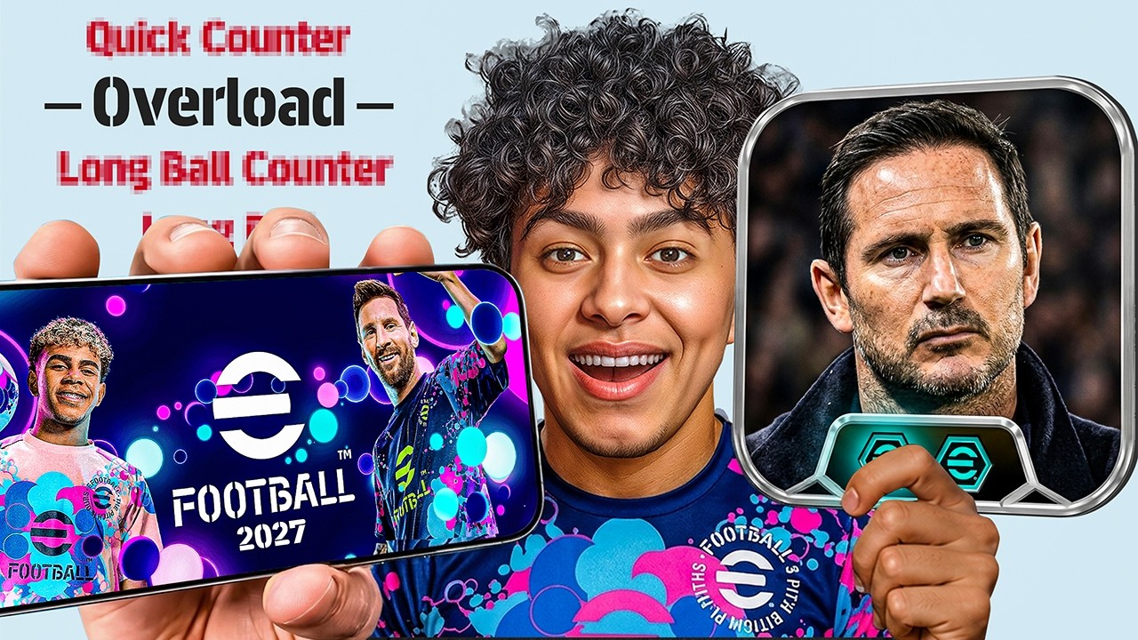 بداية eFootball 27 🔥 تجربة أسلوب Overload الجديد لأول مرة مع لامبارد !💀