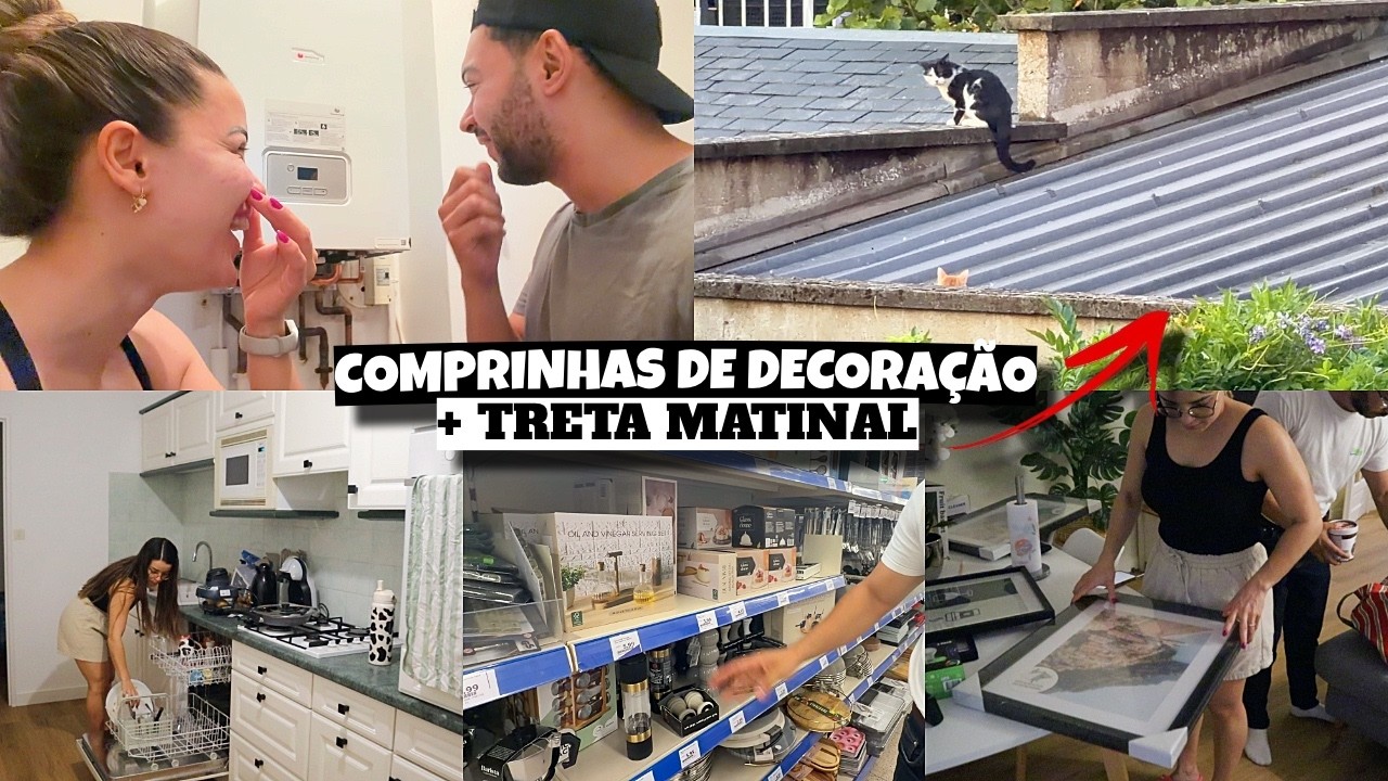 TRETA MATINAL, CURIOSIDADE DO GÁS, COMPRINHAS DE DECORAÇÃO e muito mais ❤️ - Bruna Paula