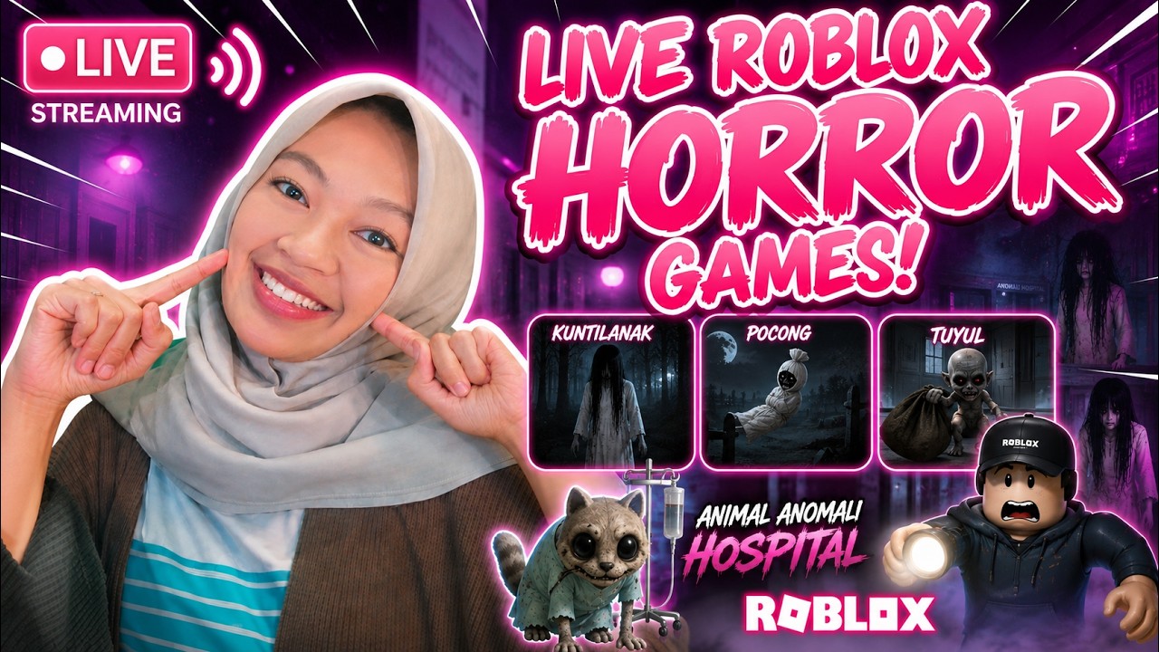 live main bareng tamatin semua map horror roblox bantu tamatin ya guys #roblox #shorts  #horror