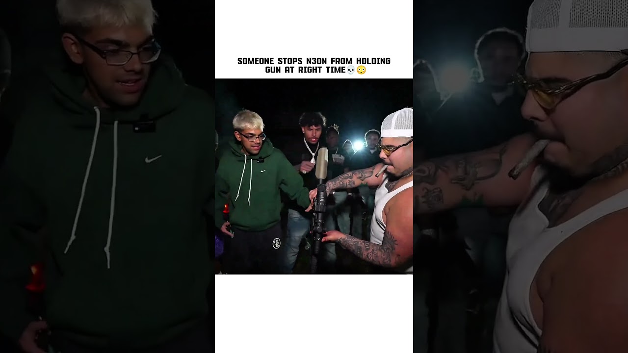 Someone Stops N3on From Holding Gun At Right Time💀😳 #n3on - Published by N3ON Zone