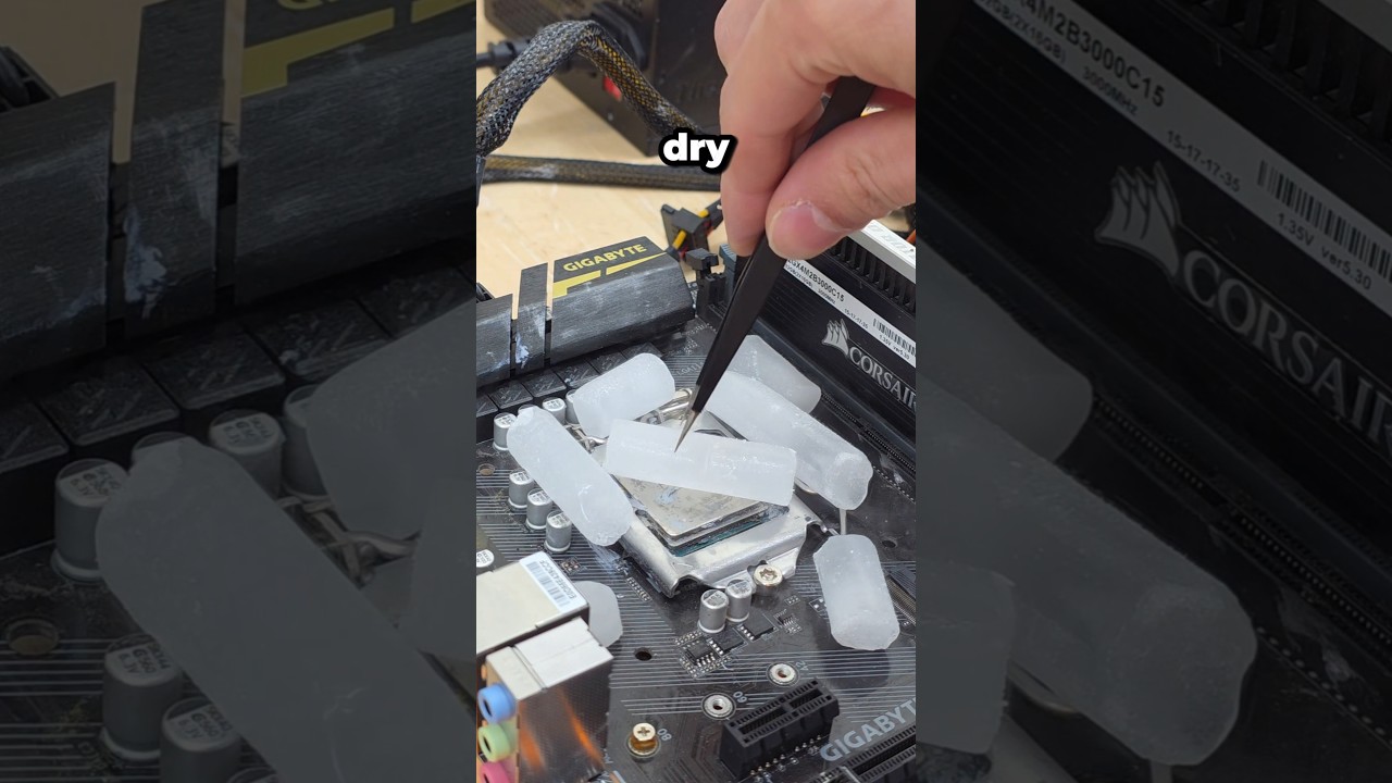 using Dry Ice to cool a PC