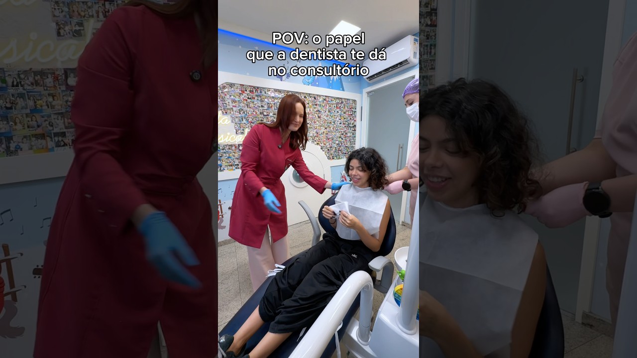 POV: o papel que a dentista te dá no consultório- Dudda Maryah #shorts