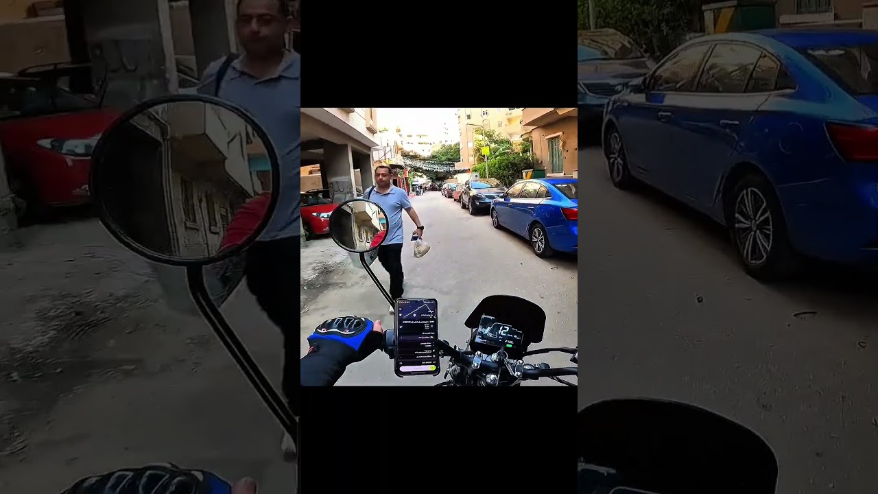 الكلاب قررت تعمل معايا سباق سرعة بالموتوسيكل 😱