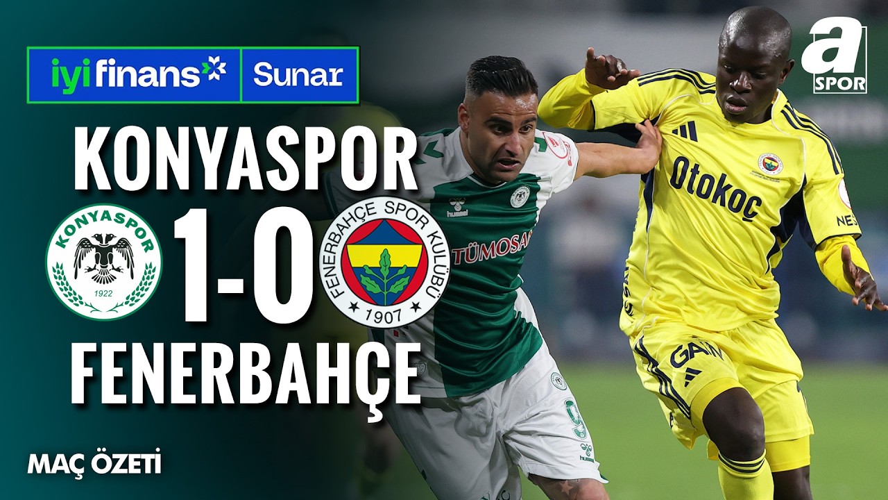 Konyaspor 1-0 Fenerbahçe MAÇ ÖZETİ | Ziraat Türkiye Kupası Çeyrek Final Maçı | 21.04.2026