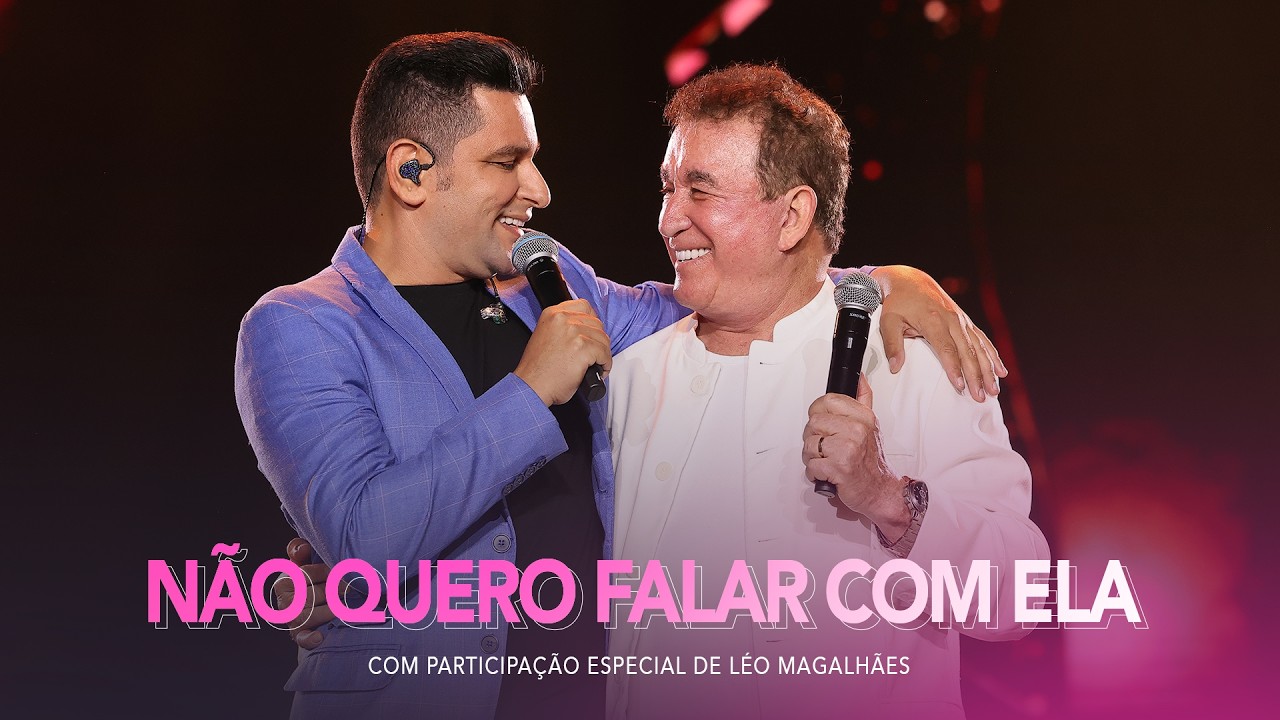 Amado Batista ft. Léo Magalhães - Não Quero Falar com Ela - 50 Anos