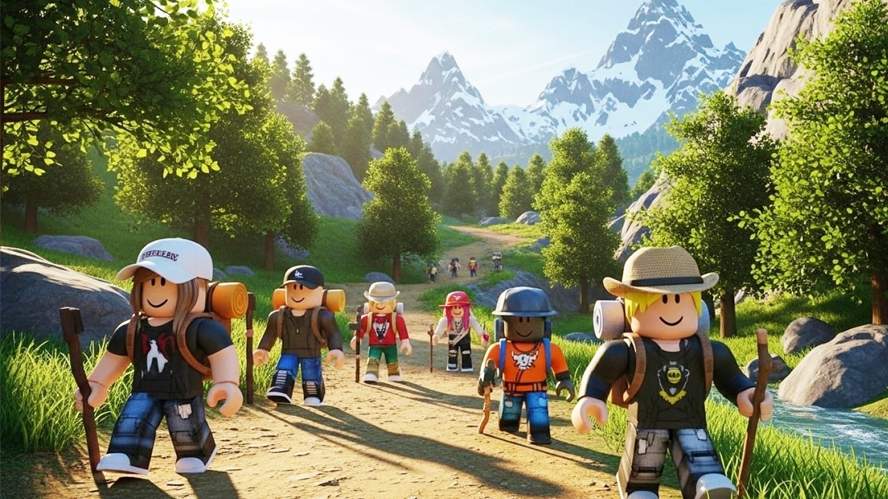 AKU KANGEN DAN COBA GUNUNG PALING RAMAI DI ROBLOX PAS JAM NGABUBURIT BARENG VIEWER....