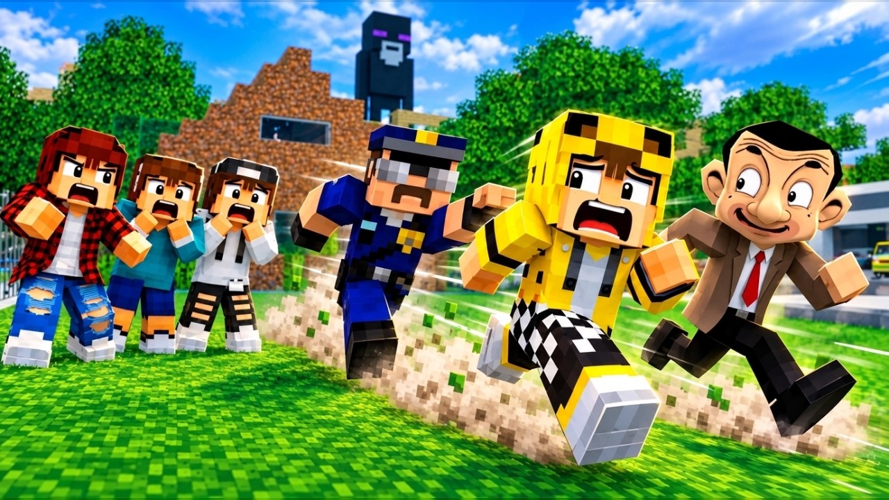 ماين كرافت لكن انا وعبوسي وجيجي اكتشفنا كعبول صار صديق الحرامي المحتال 😨😱 #فلم_ماين_كرافت
