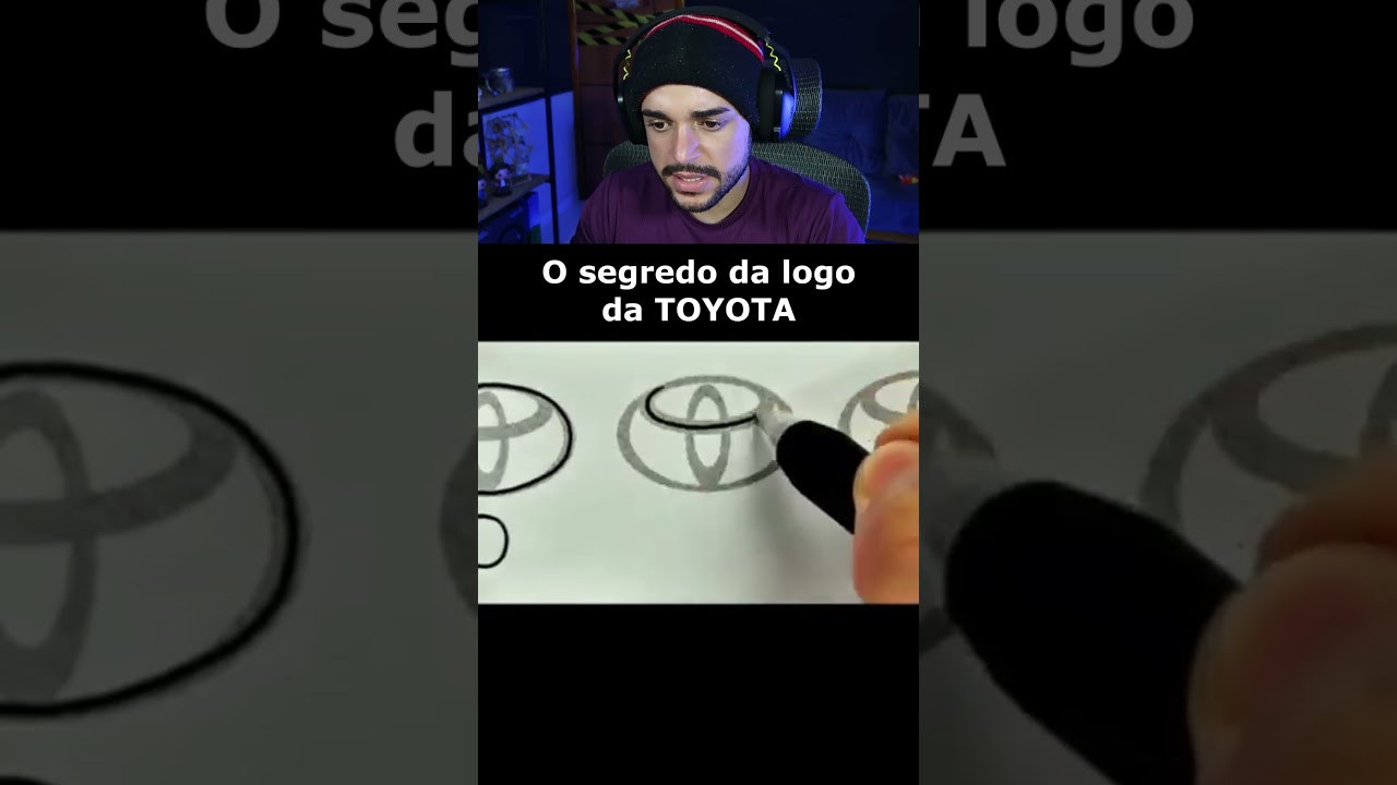 o segredo da logo da Toyota 😱
