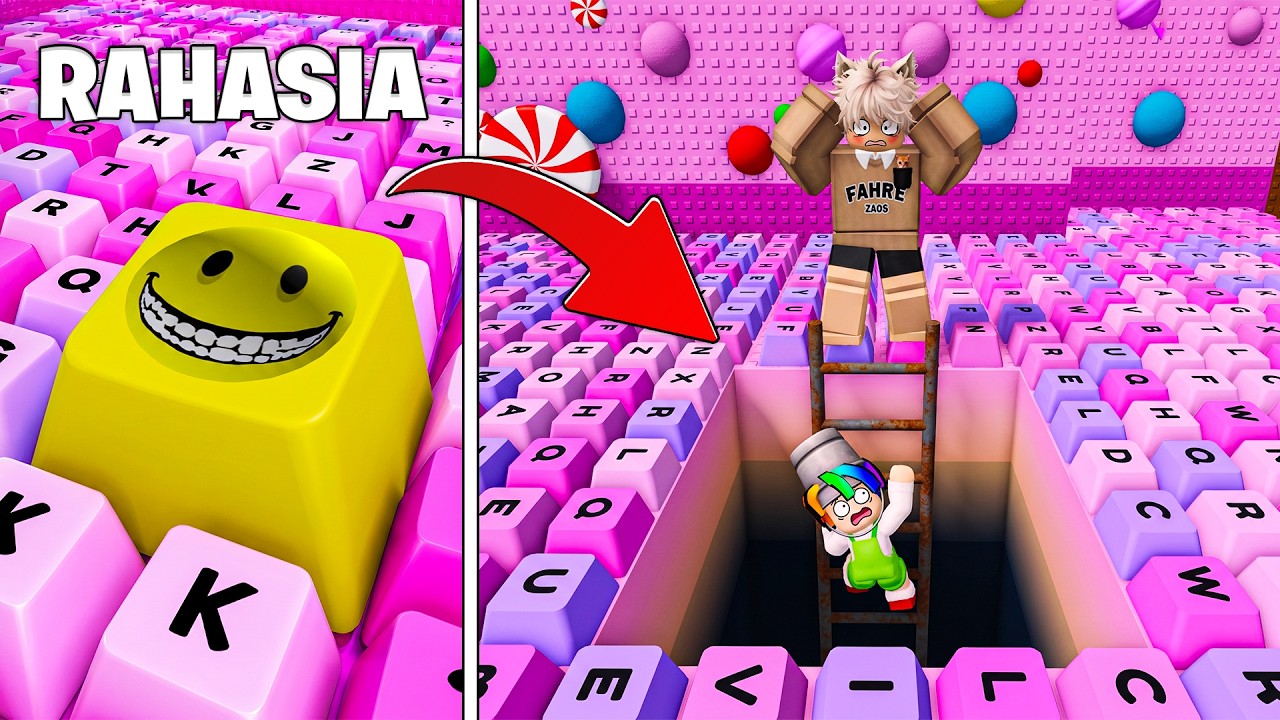 DUNDUN & LEMON MENEMUKAN RAHASIA VERITY DI BAWAH MAP +1 SPEED KEYBOARD ESCAPE ROBLOX!