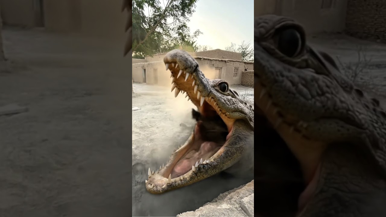 “هرب اليتي إلى النفق خوفًا من تنين الكومودو