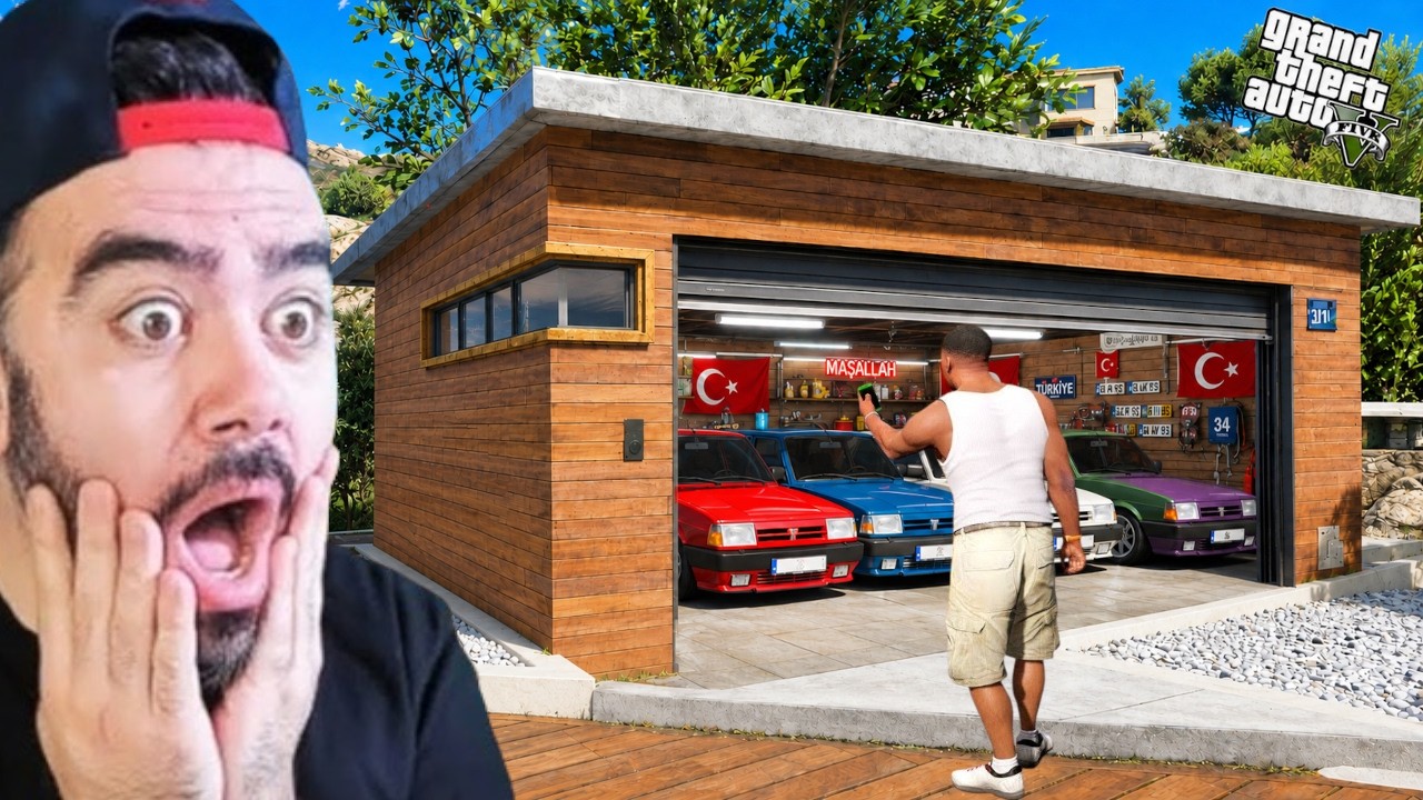 FRANKLIN TÜRK GARAJIN KILITINI AÇTI - GTA 5 MODS