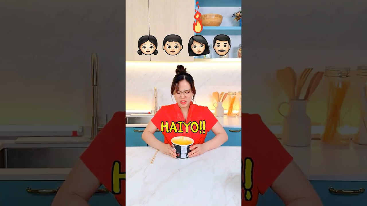 How DIFFERENT FAMILY eat SPICY FOOD