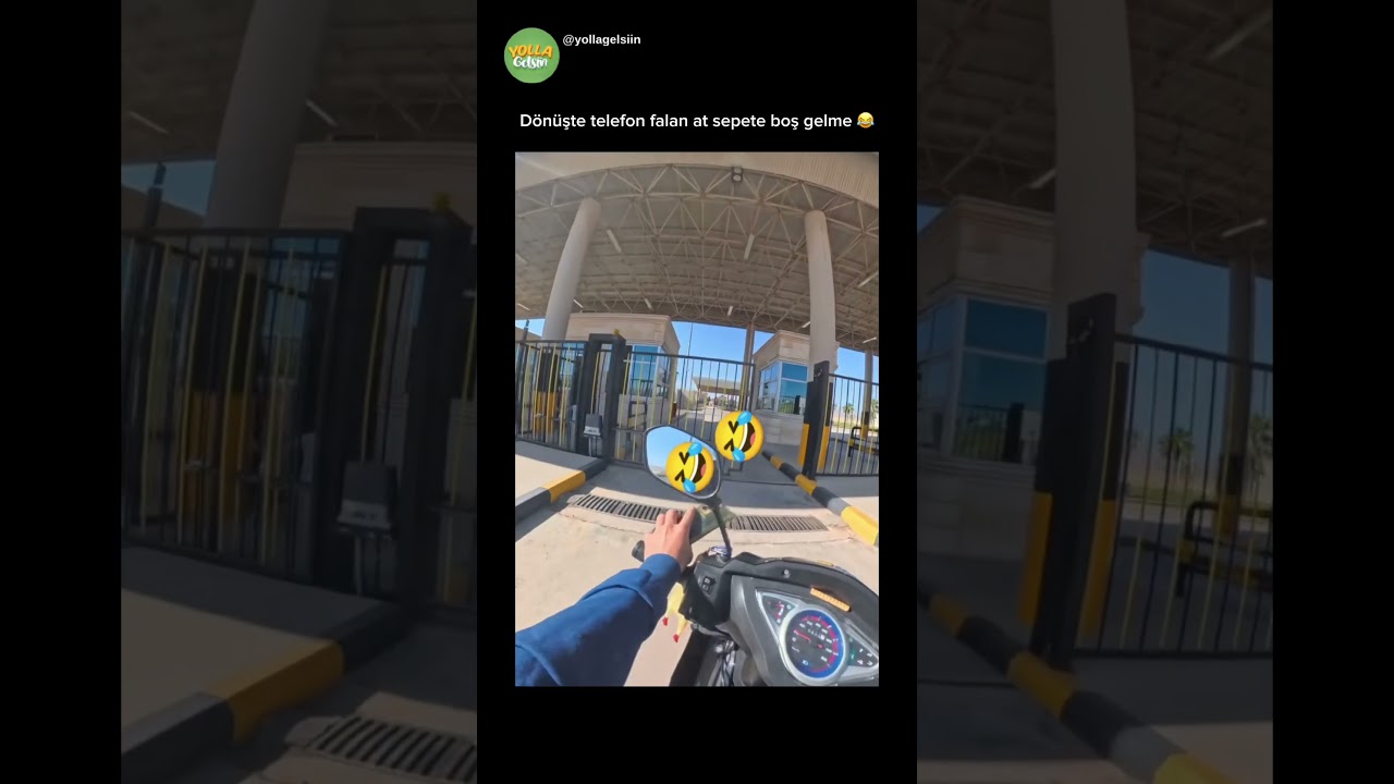Suriye’ye sipariş götüren motokurye 😂