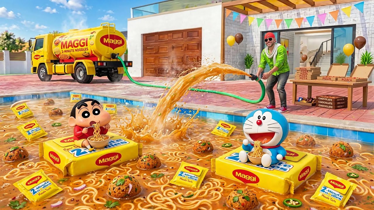 Shinchan Found Maggie World IN 😋🍜 Indian Theft Auto Simulator 