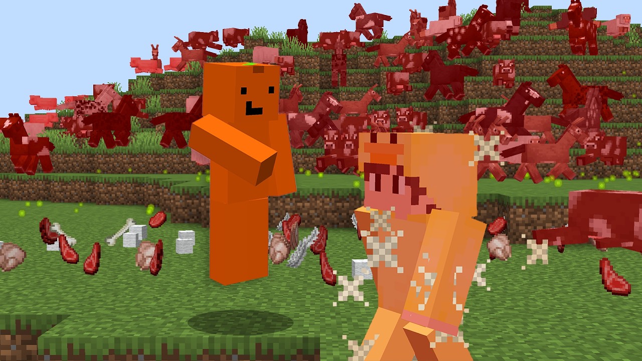 Minecraft'ta Kolumuzu Sallamak HER ŞEYE Vuruyor