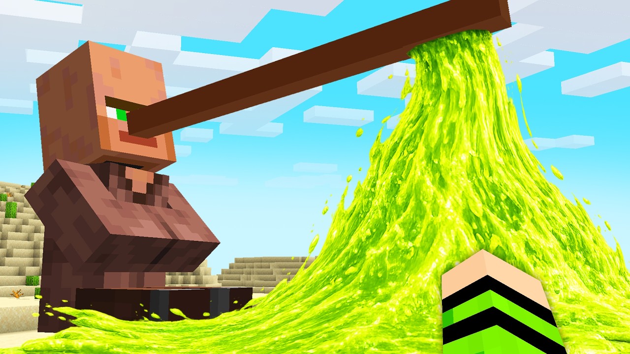 A CADA MINUTO o NARIZ do Villager CRESCE MAIS no Minecraft!