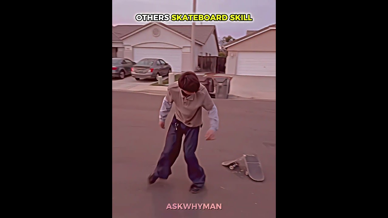 ￼ level 1 skating skill vs last one ￼💀