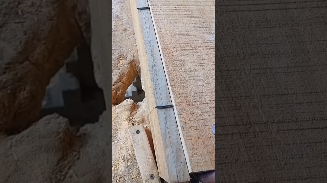Cara cepat melubangi paku sambungan #woodworking #diy #tips #tools #tricks