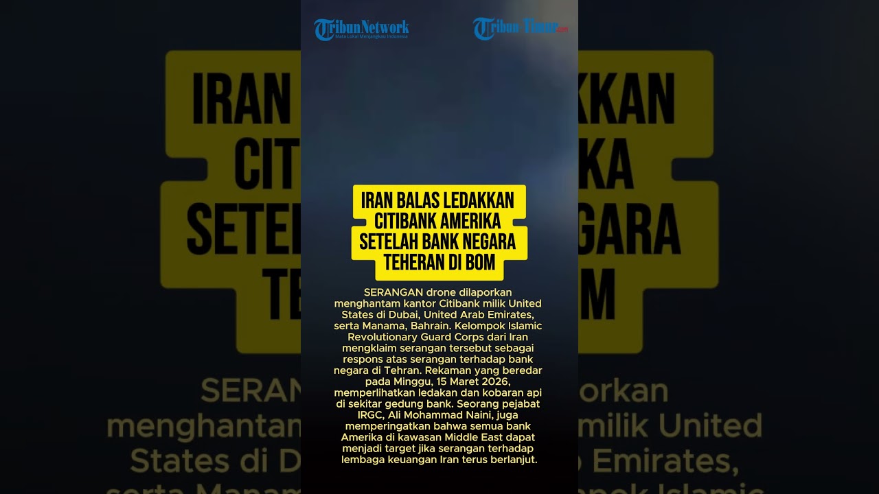 IRAN BALAS LEDAKKAN CITIBANK AMERIKA SETELAH BANK NEGARA TEHERAN DI BOM